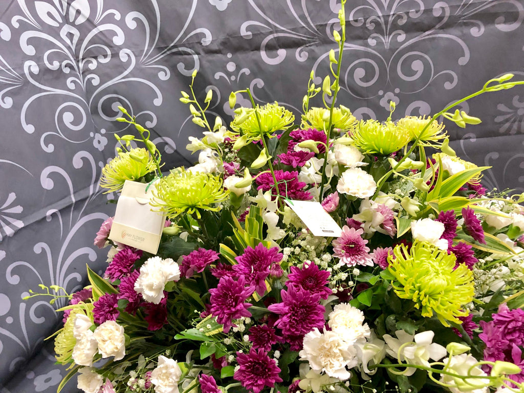 Colorful Flowers Arrangements for Holi Celebration