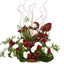Crimson White Basket