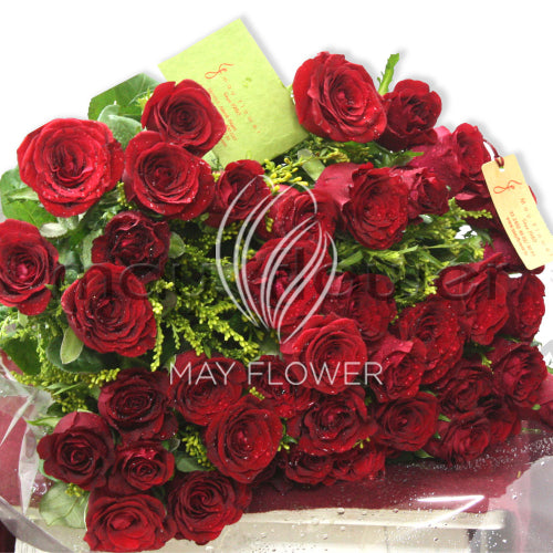 50 Red Roses Bunch