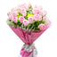 40 Pink Rose Bunch