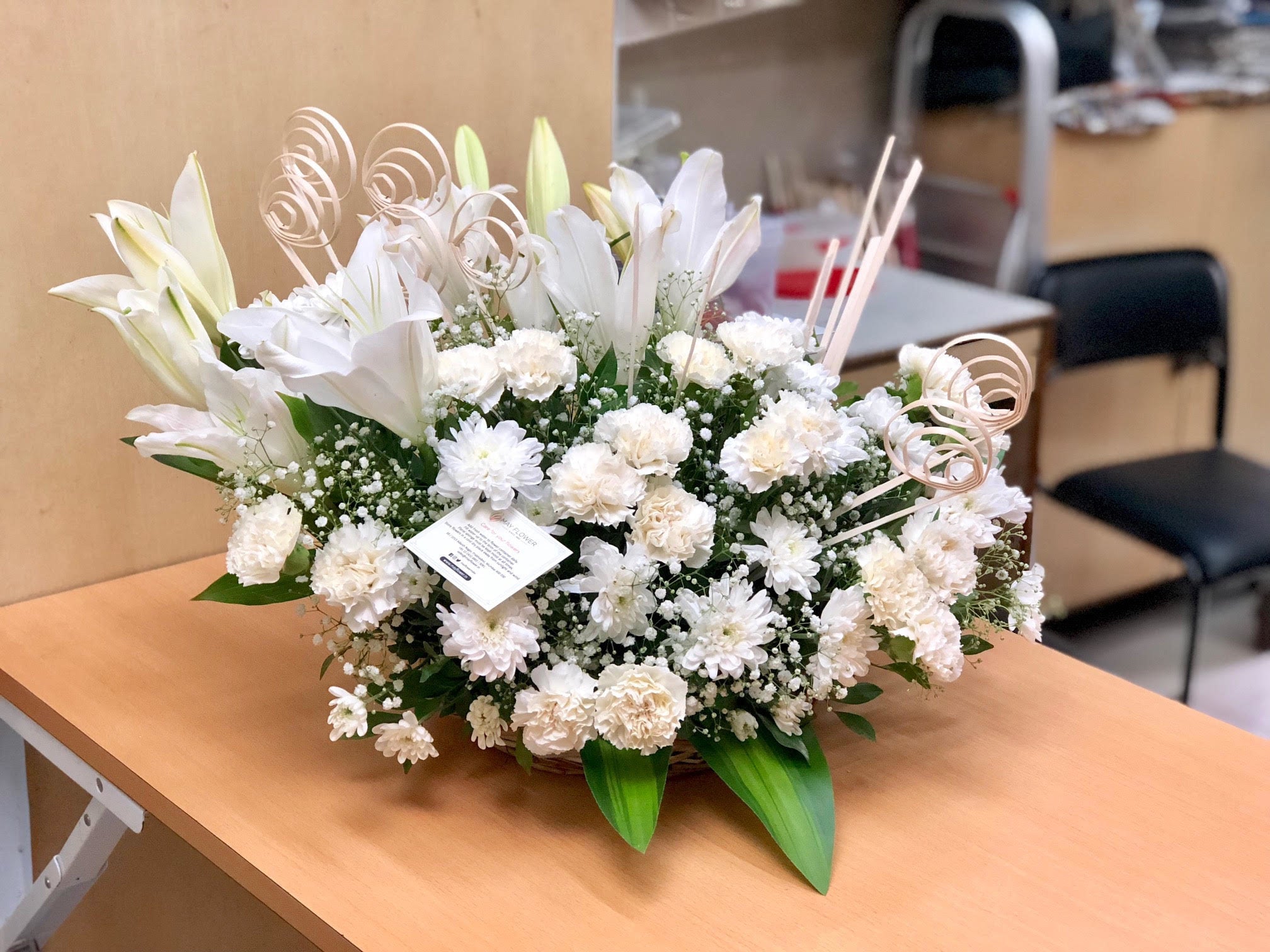 FLOWER ARRANGEMENTS FOR GANESH CHATURTHI