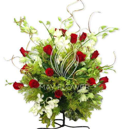 Red Rose Orchids Secondary image