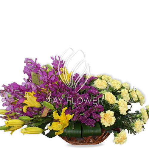 Assorted Hues Basket