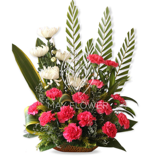 Pink White Basket Main image