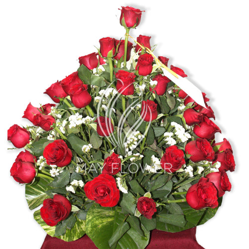 Red Roses Basket Large Main image