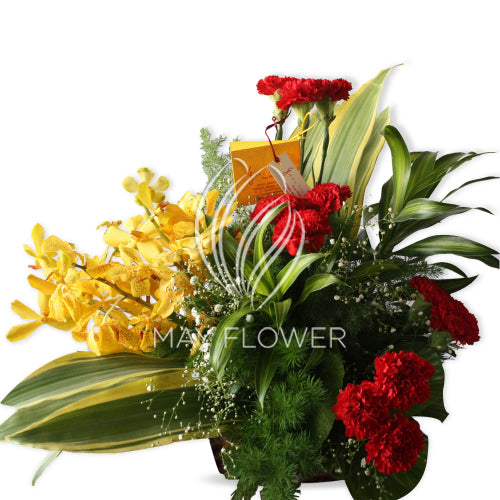Colorful Basket Assorted Florals