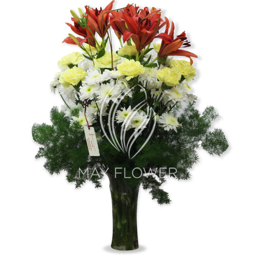 Bright Floral Vase Assorted Main image