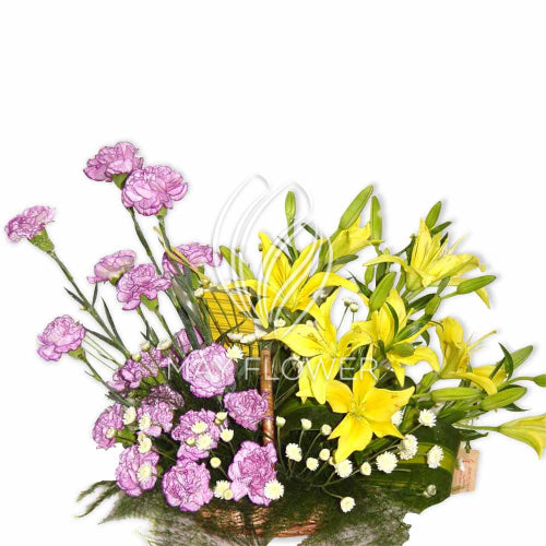 Carnations Liliums