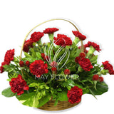 Red Floral Basket