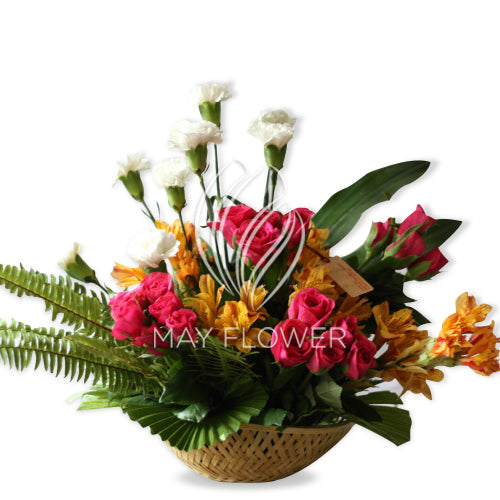 Color Fusion Floral Basket Main image