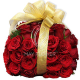 Red Rose Cube Flowers