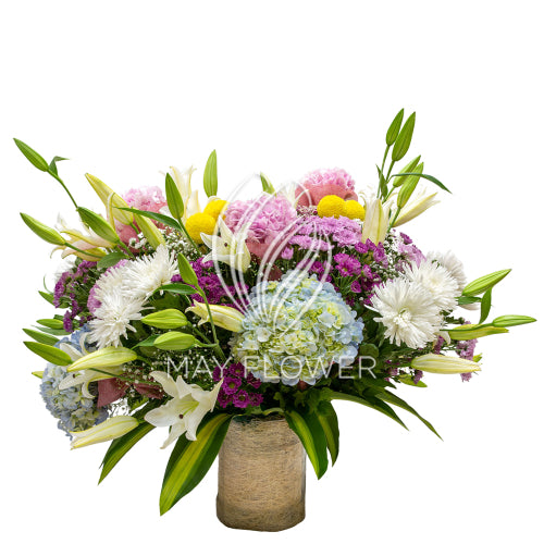Mega Exotic Floral Vase Secondary image