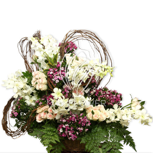 Subtle Colored Exotic Florals Main image