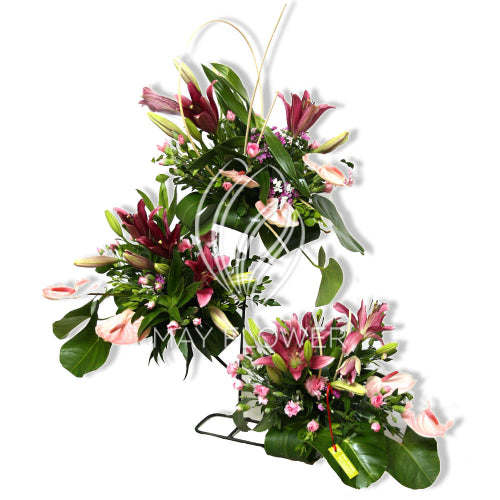 Floral Tier Arrangement Secondary image