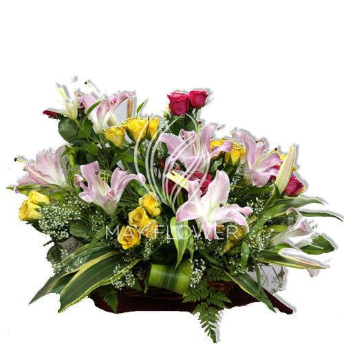 Floral Fusion Basket