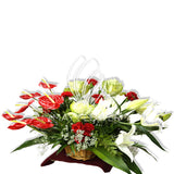 Red White Mixture Basket