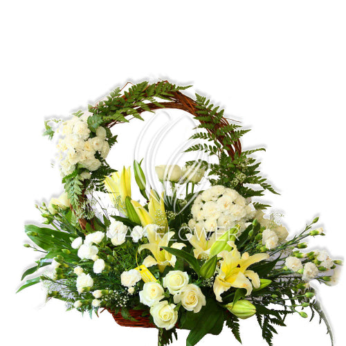 White Simplicity Basket