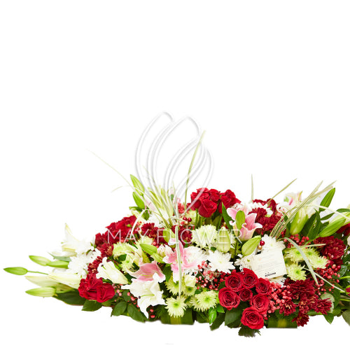 Radical Red Flat Florals