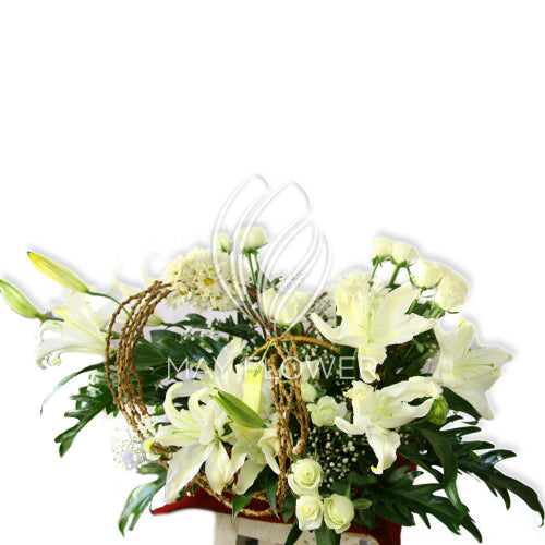 White Splash Floral Secondary image