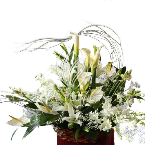 White Art Florals