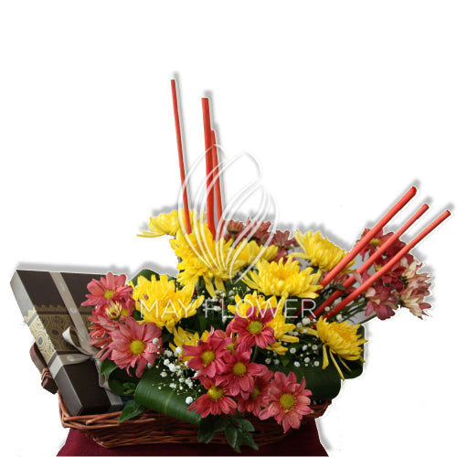 Seasonal Florals with Sweets Main image
