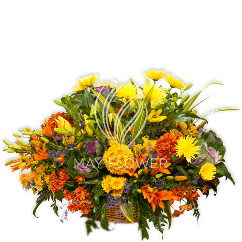 Royal Exotic Floral Basket Secondary image