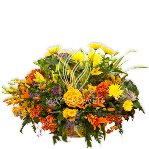 Royal Exotic Floral Basket