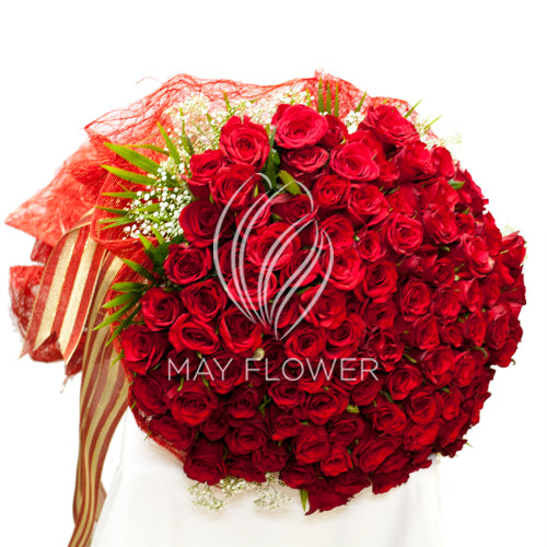 150 Red Roses Bunch Main image