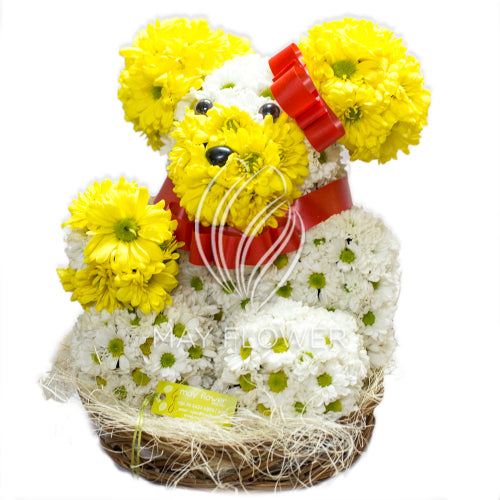 Floral Teddy Bear Secondary image