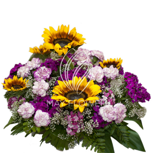 Mauve Floral Bouquet Secondary image