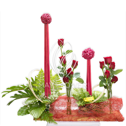 Floral Tray Tower Main image