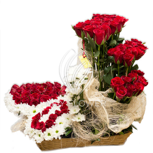 Red Rose Floral Pendant Secondary image
