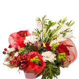 Red White Floral Excess