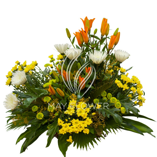 Radiant Blooms Basket