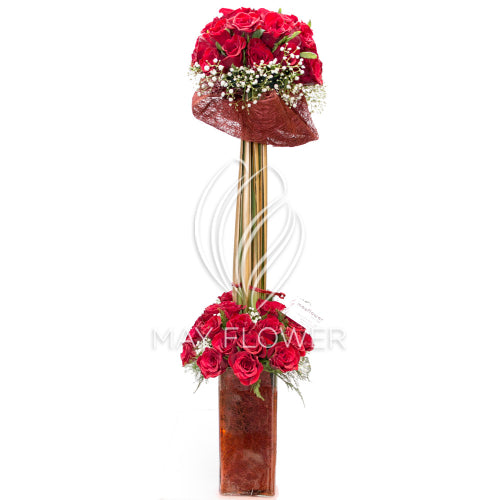 Twin Layer Rose Vase Main image
