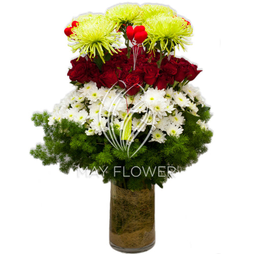 Royal Floral Vase