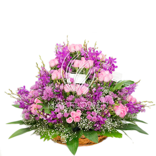 Coral Cherish Florals