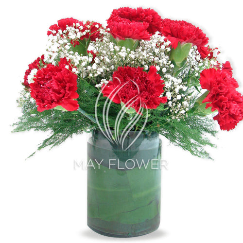 Carnations In A Vase