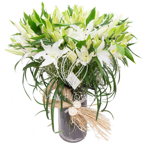 Flamboyant Lily Vase Main image