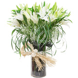 Flamboyant Lily Vase