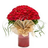 300 Red Roses Vase