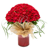300 Red Roses Vase