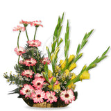 Gerbera Gladioli Basket