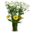 Pastel Daisy Vase