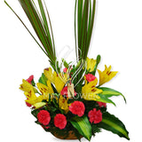 Carnations Lilium Basket